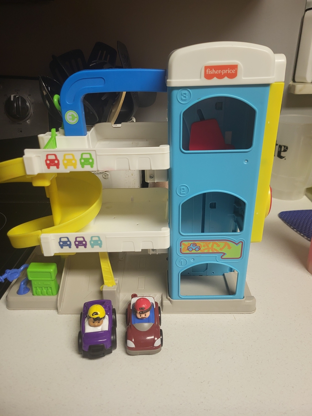 Little People Wheelie Car Ramp And Cars